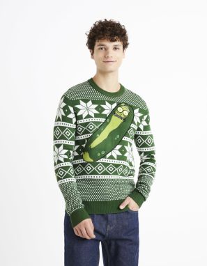 Celio Christmas Sweater Pickle Rick - Men