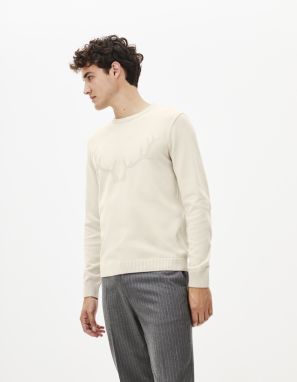 Celio Sweater Apemas with antlers - Men