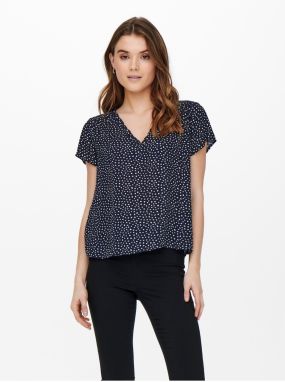 Dark blue women's blouse ONLY Sonja - Ladies