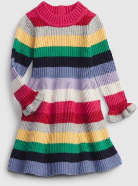 GAP Baby Striped Dress with Frills - Girls