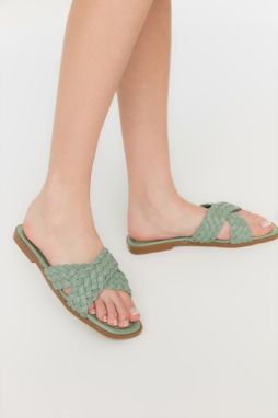 Trendyol Green Women's Slippers