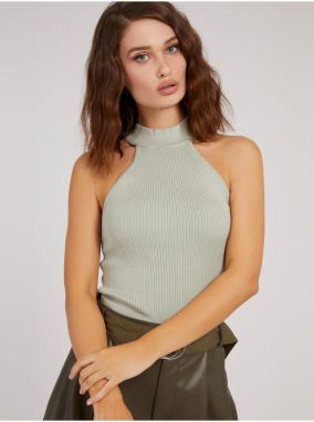 Light Green Women's Ribbed Top Guess - Women