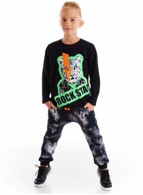 mshb&g Rock Tiger Boy's T-shirt Trousers Set