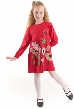 mshb&g Girl's Floral Red Dress