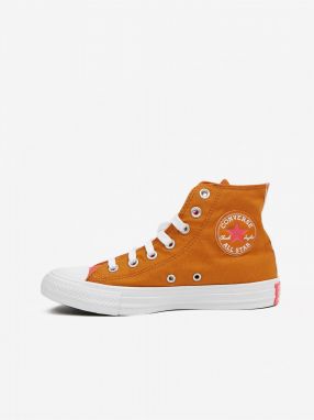 Orange Women's Ankle Sneakers Converse Chuck Taylor All Star - Women