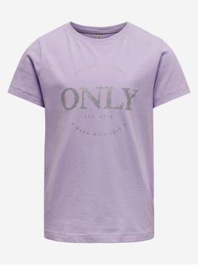 Light purple girly t-shirt ONLY Wendy - Girls