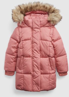 GAP Kids Quilted Jacket Hooded - Girls