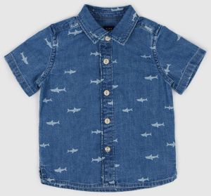 GAP Kids Denim Shirt Shark Washwell - Boys