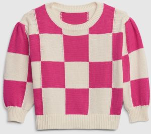 GAP Kids sweater with checkerboard - Girls