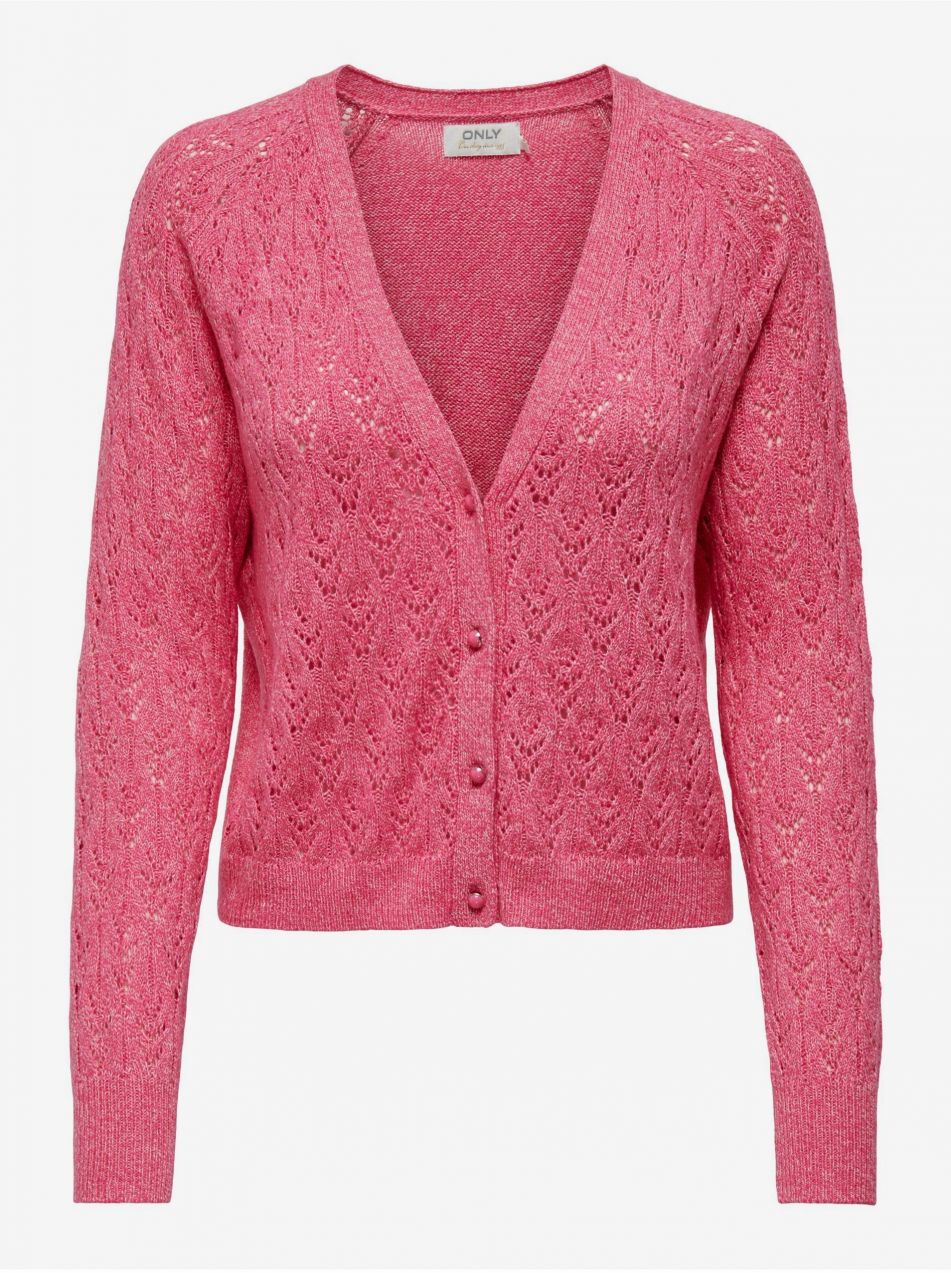 Pink Womens Cardigan ONLY Alvi - Ladies