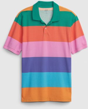 GAP Striped Polo T-shirt - Men