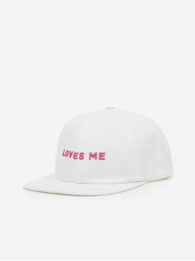 White Men's Cap with VANS Loves Me - Mens