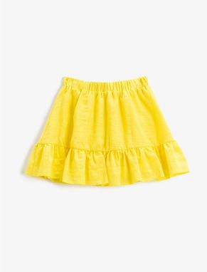 Koton Mini Skirt Frilly Elastic Waist