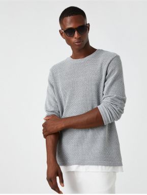 Koton Crew Neck Basic Sweater