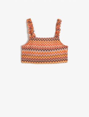 Koton Crop Top Strap Gipe Detail