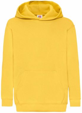 Yellow children's sweatshirt Classic kangaroo Fruit of the Loom