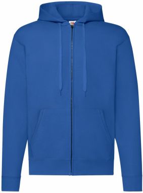 Blue Zippered Hoodie Classic Fruit of the Loom