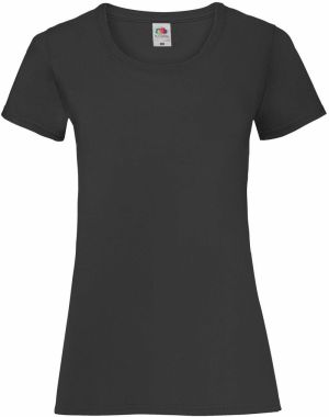 Black Valueweight Fruit of the Loom T-shirt