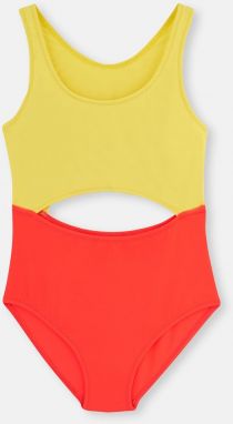 Dagi Yellow - Fuchsia Partial Swimsuit