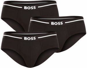 3PACK men's briefs Hugo Boss black