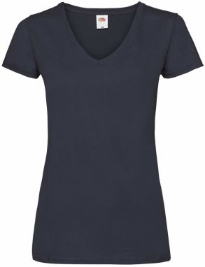 Navy blue v-neck Valueweight Fruit of the Loom