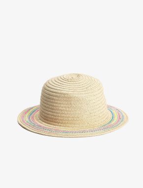 Koton Straw Hat Multicolored Embroidery Detailed