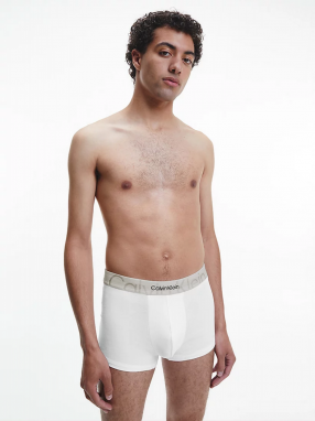 Calvin Klein Men's Underwear Embossed Icon White Boxer Shorts - Men's