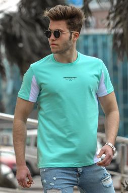 Madmext Men's Turquoise T-Shirt 4542