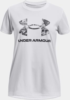 Under Armour T-Shirt UA Tech Print BL SSC-WHT - Girls
