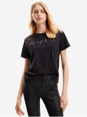 Black women's T-shirt Desigual Dublin - Women