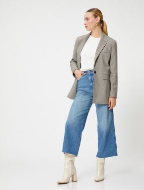 Koton Crop džínsy extra široké - Bianca Crop Jeans