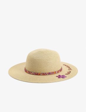 Koton Straw Hat with Stamp-Sequin Detail