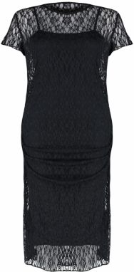 Trendyol Curve Black Lace Midi Knitted Dress