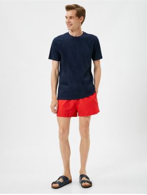 Koton Marine Shorts Short Waist Laced Up With Pocket