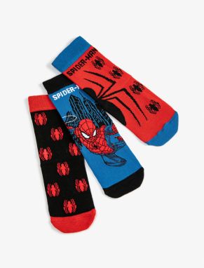 Koton 3-Piece Spider-Man Socks Set Licensed