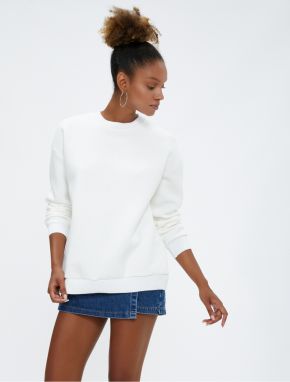 Koton Basic Sweatshirt Crew Neck Long Sleeve