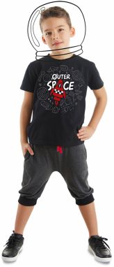 mshb&g Space Rocket Boy T-shirt Capri Shorts Set
