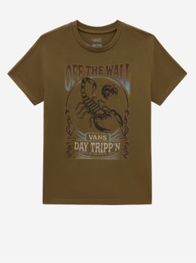 Women's brown T-shirt VANS Scorp Trip - Women