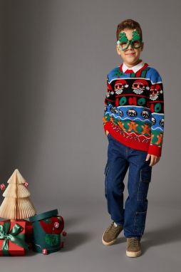 Koton Boys' Multicolored Sweater