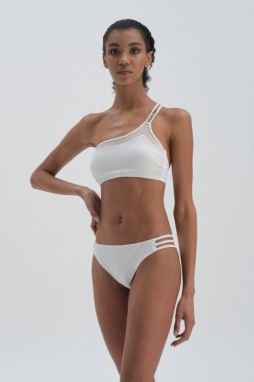 Dagi White Low Waist Bikini Bottom