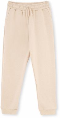 Dagi Beige Melange Jogger Cuff Sweatpants