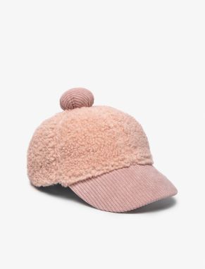 Koton Plush Cap Hat with Pompom Detail