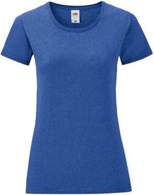 Blue Iconic women's t-shirt in combed cotton Fruit of the Loom