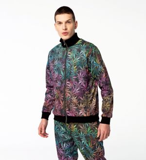 Mr. GUGU & Miss GO Man's Colorful Jane Track Jacket S-W-526 2169