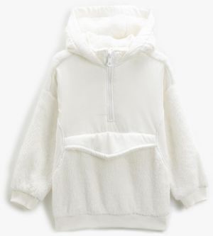 Koton Girl's White Sweatshirt