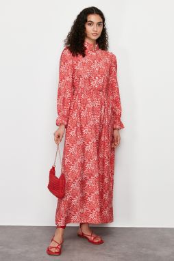 Trendyol Red Floral Woven Dress