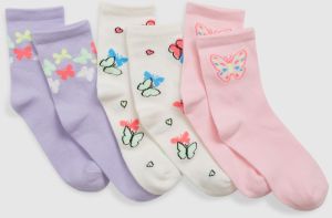 GAP Kids' High Socks, 3pcs - Girls