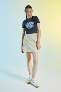 DEFACTO Coool A Cut Poplin Mini Skirt