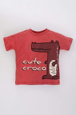 DEFACTO Baby Boy Animal Pattern Short Sleeve T-Shirt