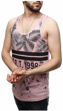 Madmext Leaf Patterned Pink Undershirt 2453